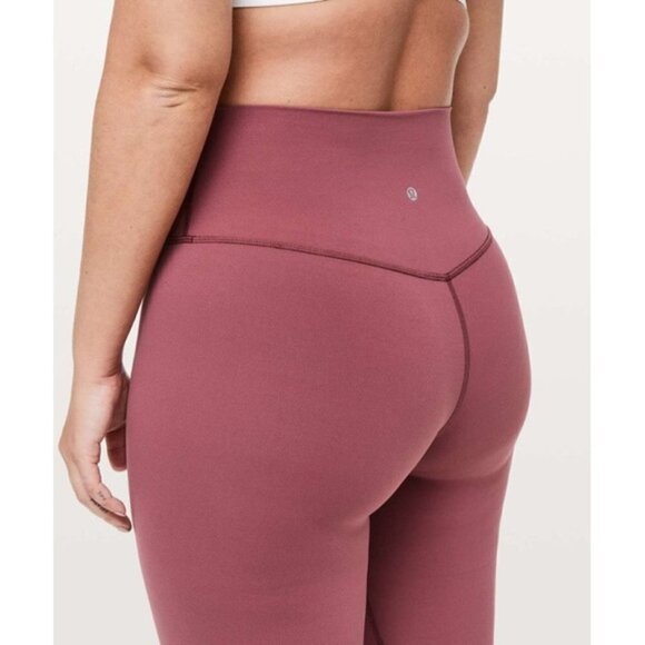 Lululemon Align Crop Misty Merlot Size 2 - Picture 5 of 10